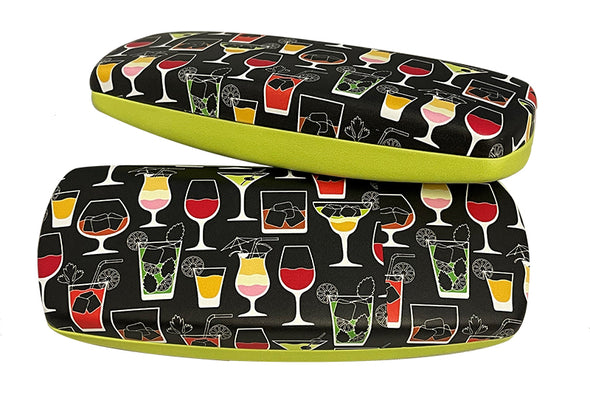 Happy Hour Clamshell Eyeglass Case