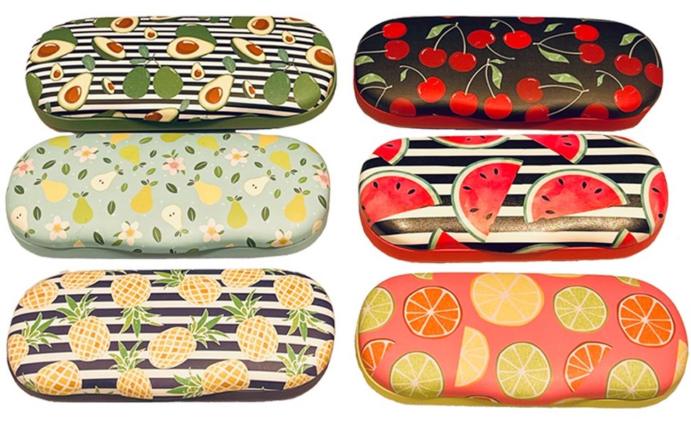 Fruit Salad Clamshell Eyeglass Case I Heart Eyewear