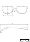 Delta Neck Hanging Reading Glasses - ONLY AVAILABLE IN +0.75