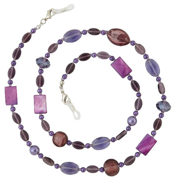 Amethyst Eyeglass Chain/Necklace