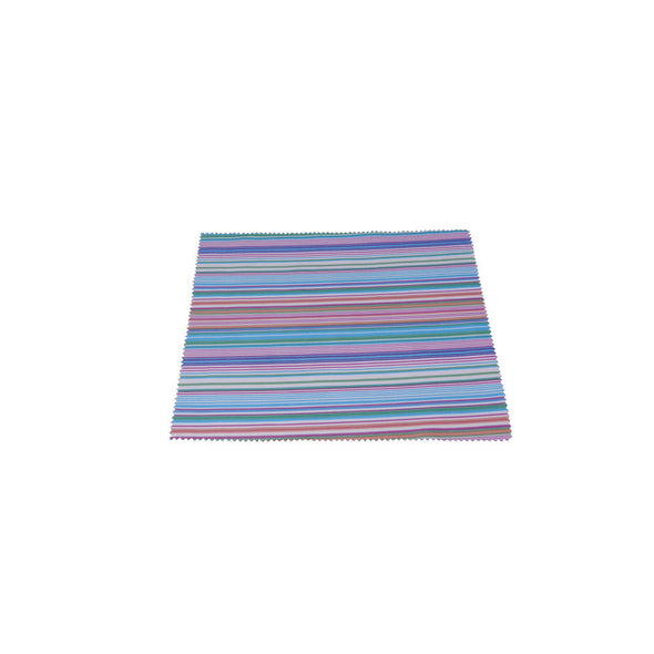 Microfiber Cleaning Cloths with Striped Pattern