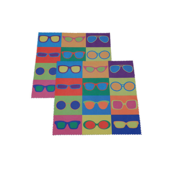Microfiber Cleaning Cloths with Sun Pattern