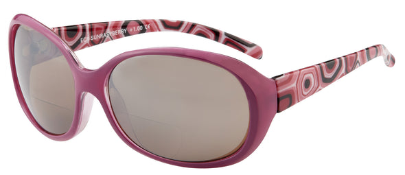 Raspberry Bifocal Sunglasses - ONLY AVAILABLE IN +1.00